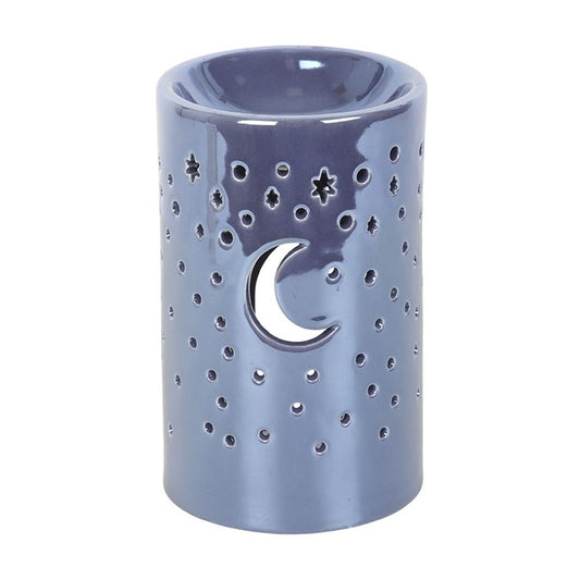 Iridescent Purple Moon Pillar Oil Burner