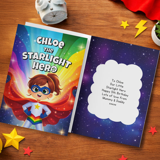 Personalised Starlight Hero Story Book for Girls