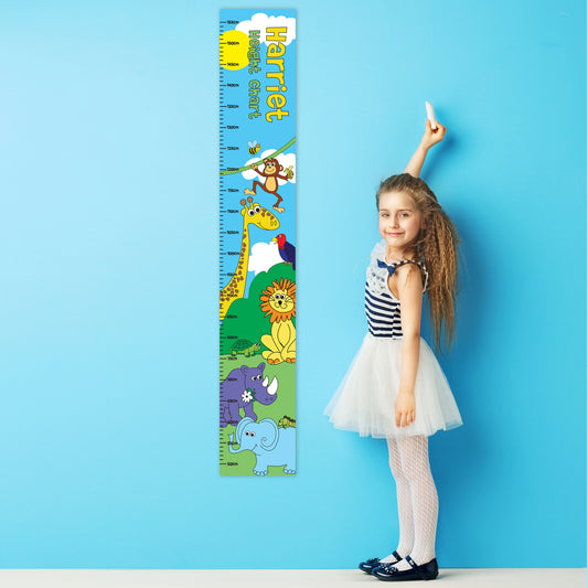 Personalised Zoo Height Chart