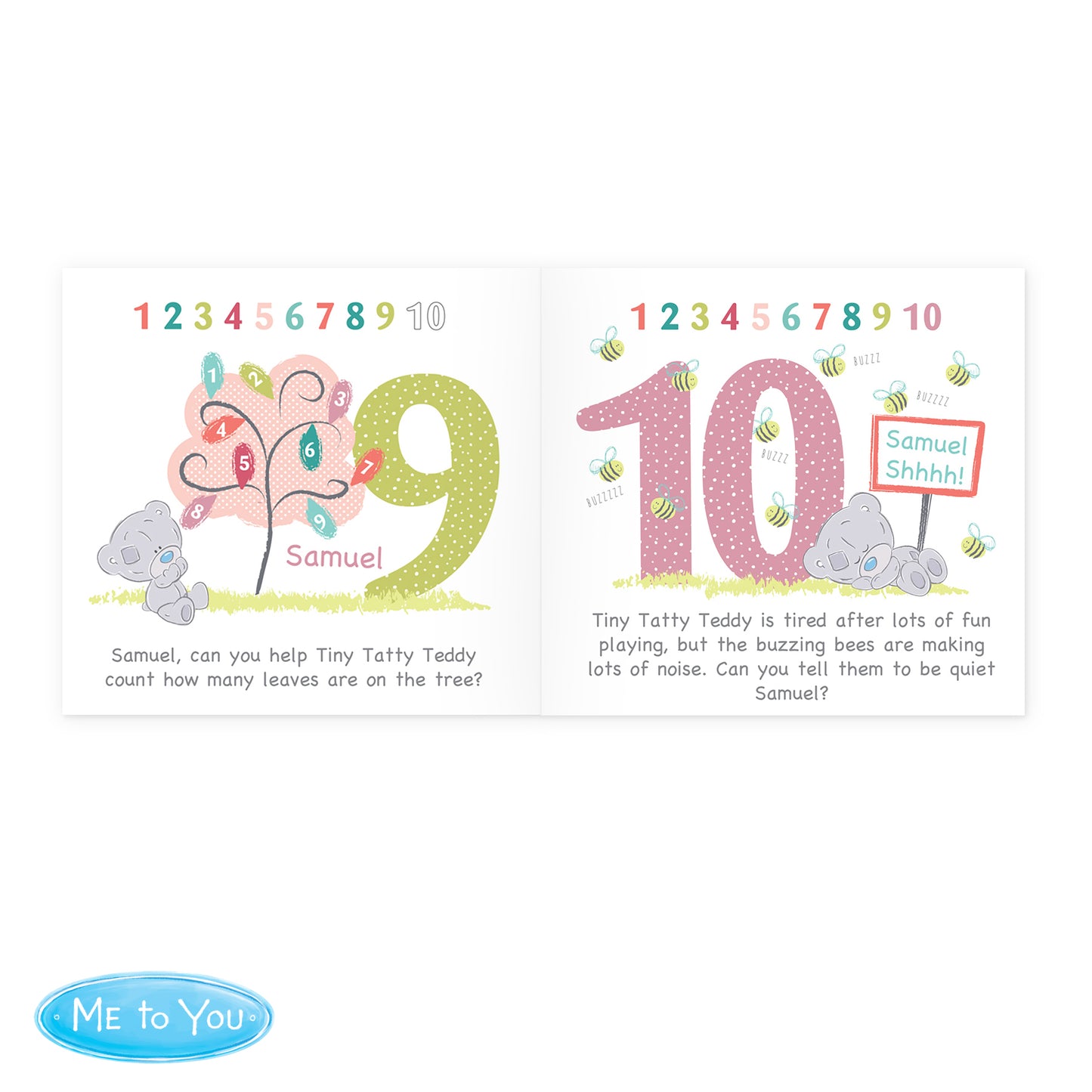 Personalised Tiny Tatty Teddy Learning Adventure Book