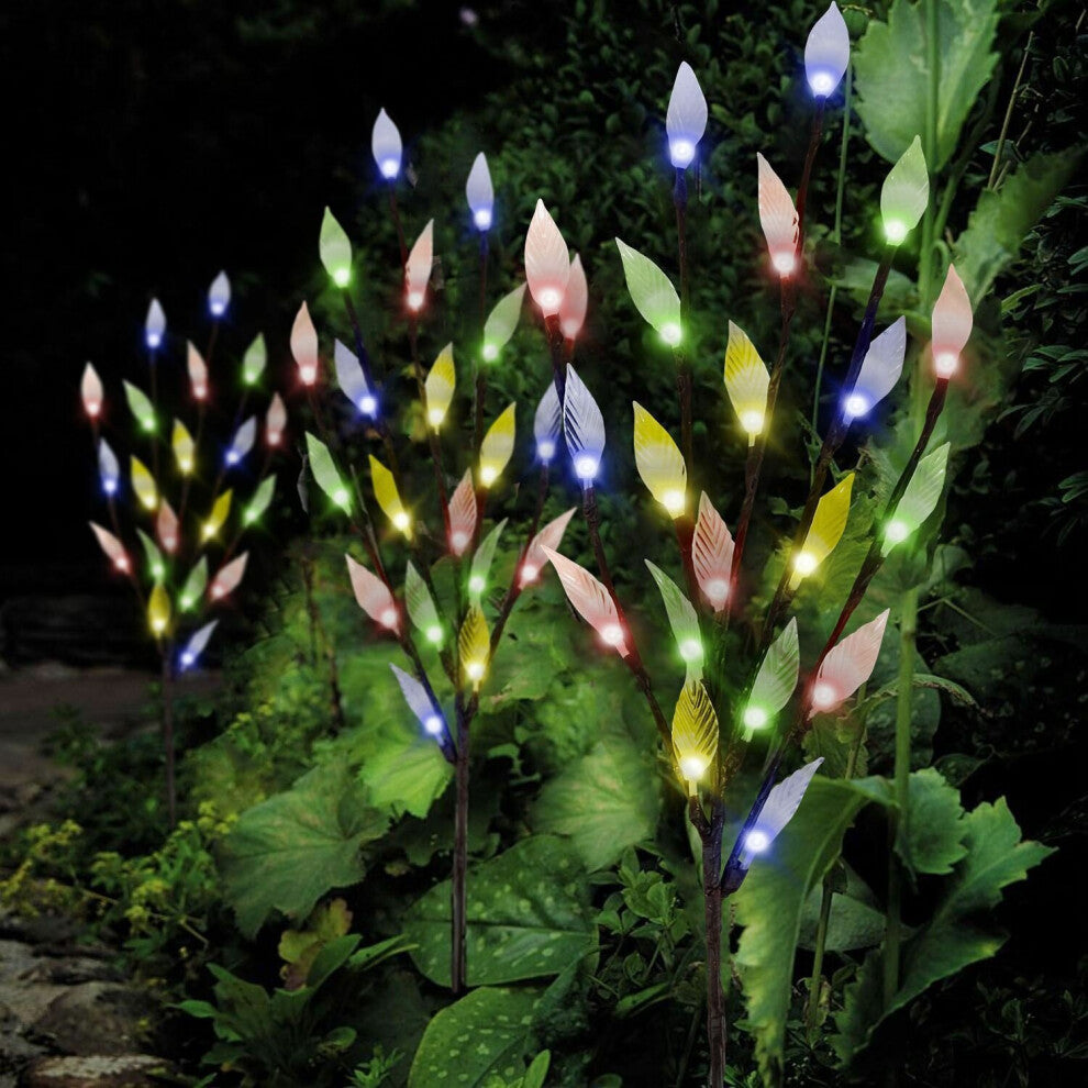 3pk 60 LED Solar Powered Branch Lights