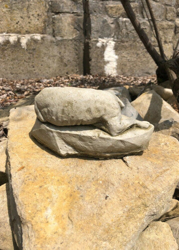 Sleeping Dog Statue