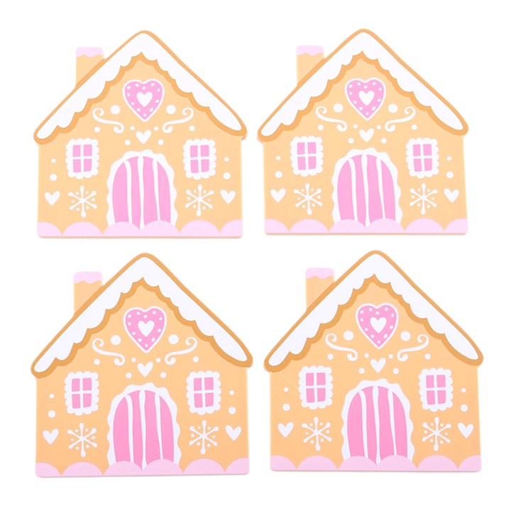 Gingerbread House Coaster Set