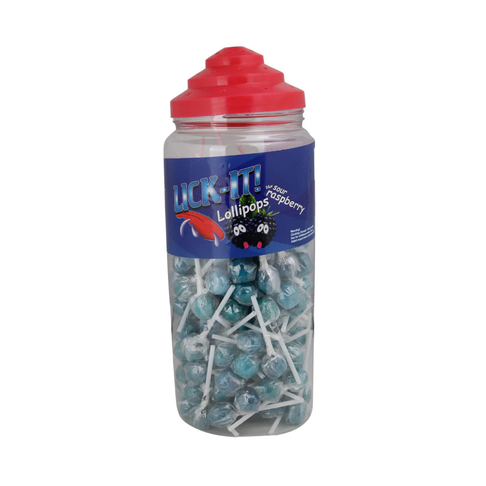 Sour Blue Raspberry Lollys 150 Count