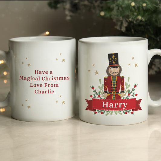 Personalised Christmas Nutcracker Mug