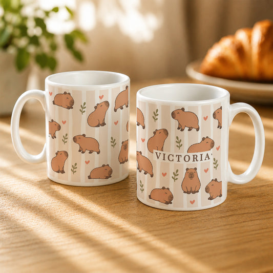 Personalised Capybara mug
