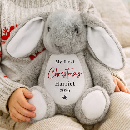 Personalised My First Christmas Bunny