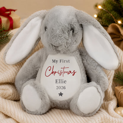 Personalised My First Christmas Bunny