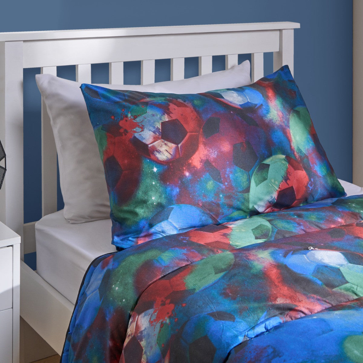 Football Duvet Set  Neon