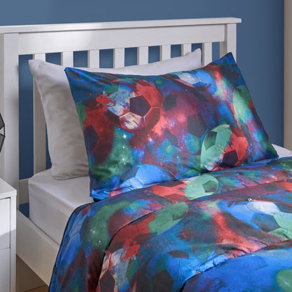 Football Duvet Set  Neon