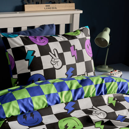 Checkerboard Duvet Cover Set