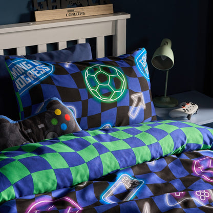 Neon Checkerboard Duvet