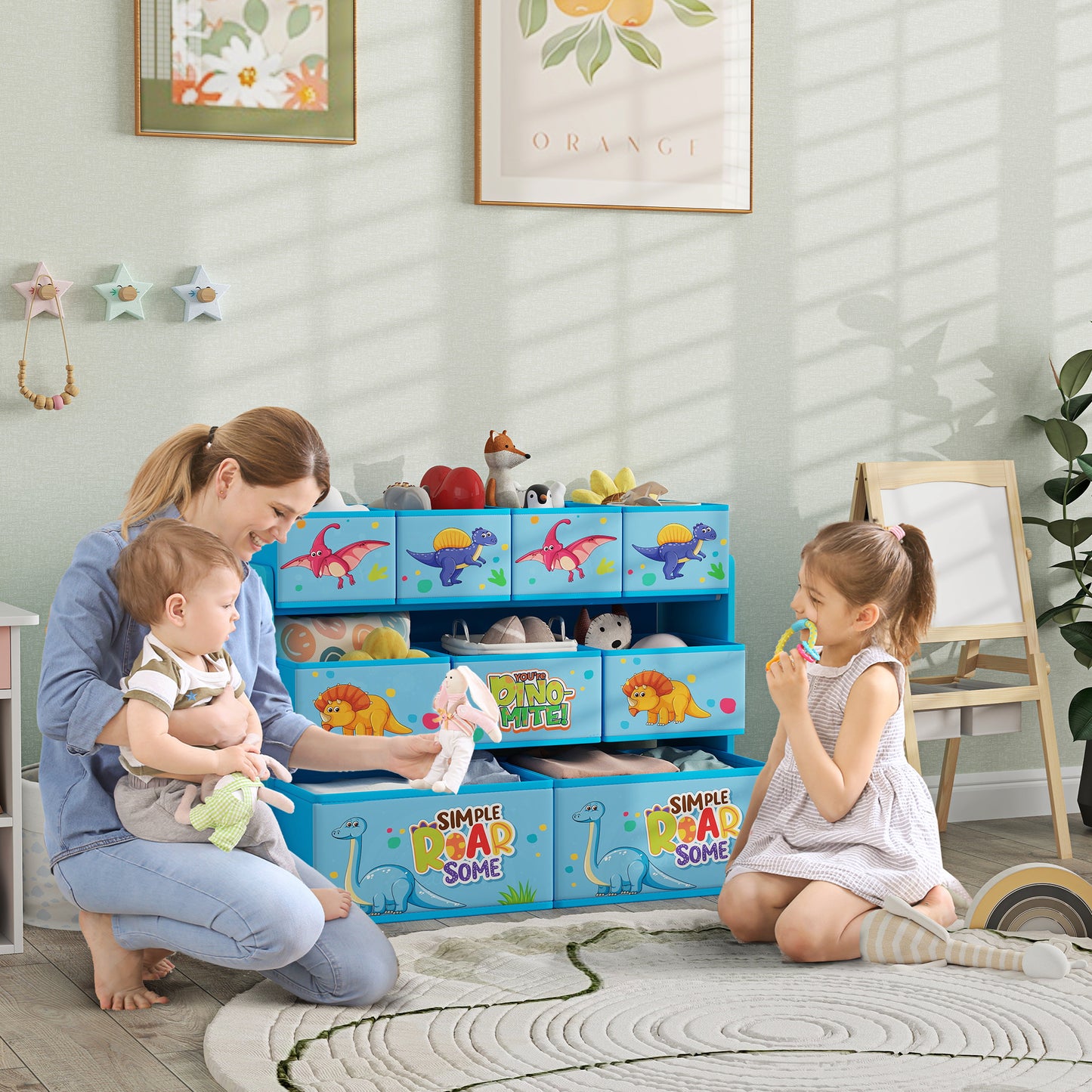 Boys 3-Tier Kids Storage Unit