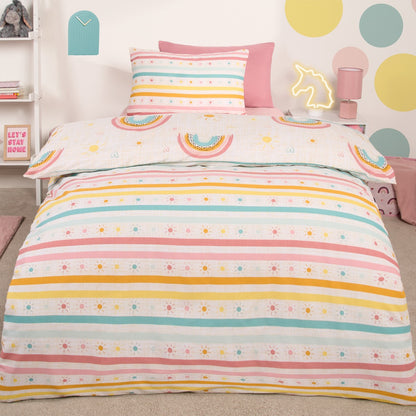 Rainbow Print Duvet Set
