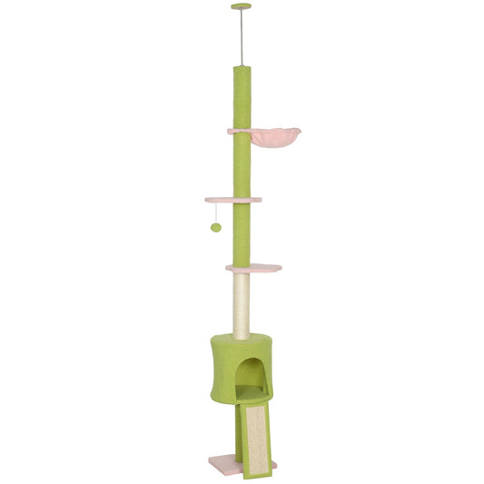 Floor to Ceiling Cat Tree Adjustable Height