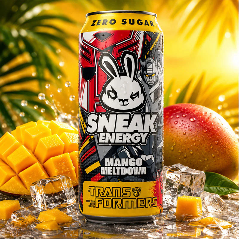 Mango Meltdown Energy Drink - 12 x 500ml Cans