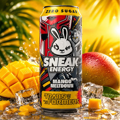 Mango Meltdown Energy Drink - 12 x 500ml Cans