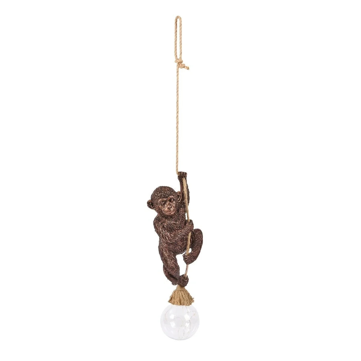 Solar Hanging Light Swinging Monkey Rope Light