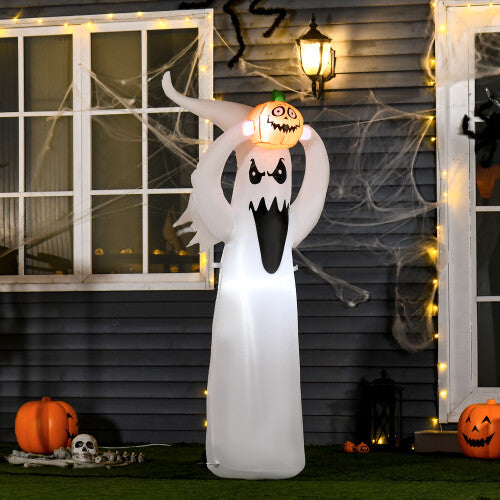 LED Floating Ghost Pumpkin Halloween Decoration