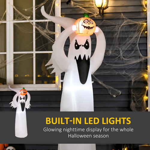 LED Floating Ghost Pumpkin Halloween Decoration