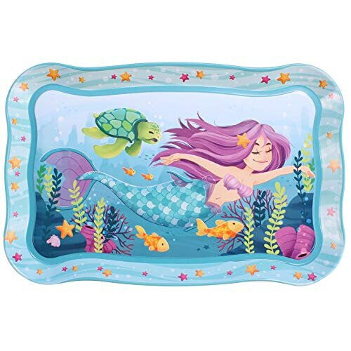 Sea Mermaid Pretend Tin Teapot Set