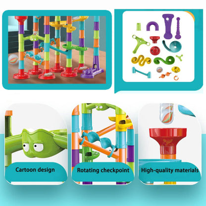 Marble Run Race Toy Set 197PCS
