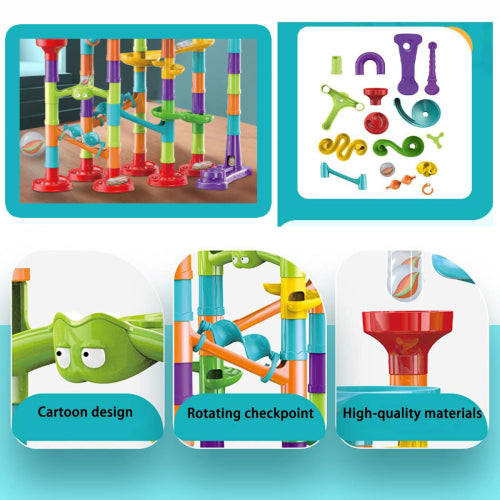 Marble Run Race Toy Set 197PCS