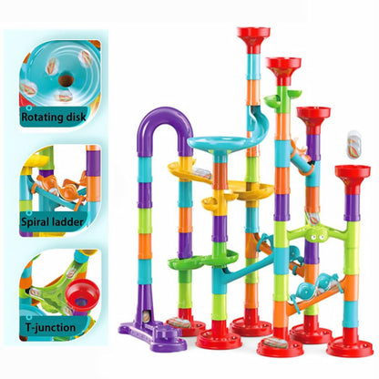 Marble Run Race Toy Set 197PCS