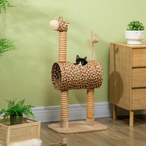 Cat Tree Play Tower - Giraffe