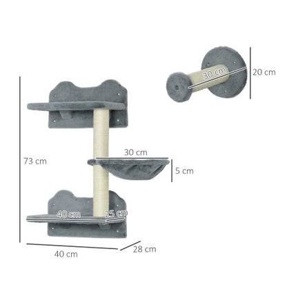4pc Cat Shelves Cat Wall Furniture