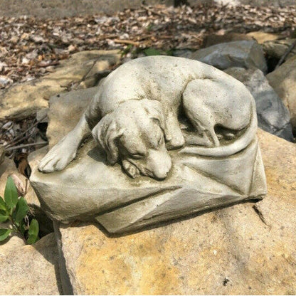 Sleeping Dog Statue