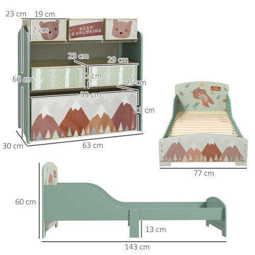 Animal Design Kids Bedroom Furniture Set