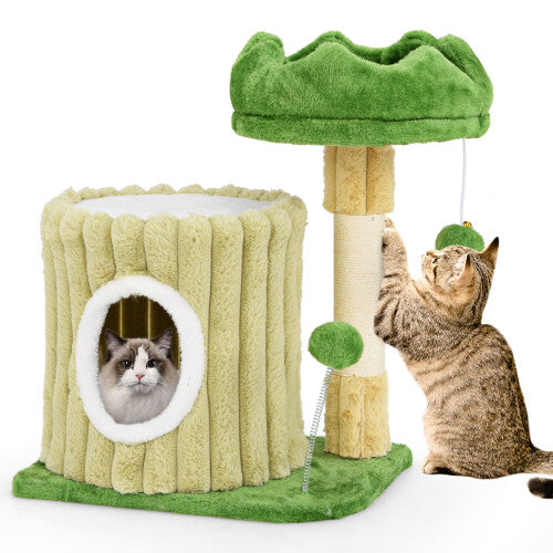 Cute Cat Tree Modern Small Cat Tower With Sisal Scratching