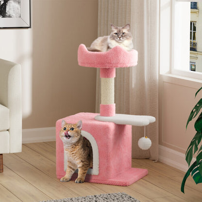 Bed, Cushion & Ball Toy-Pet Activity Center