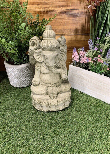 Ganesh Buddha Praying Statue Ornament