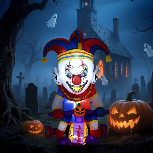 Clown on Bicycle