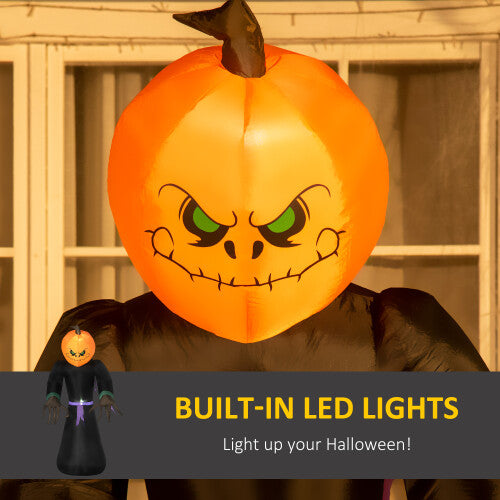 Inflatable 2.1m Tall Pumpkin Man