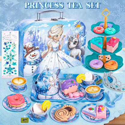 Tea Party Set for Little Girls, Princess Toy Gift