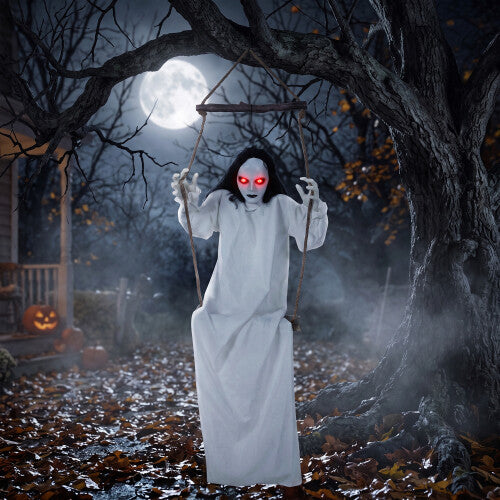 Animated Hanging Swing Ghost