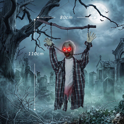 Hanging Animated Chained Zombie